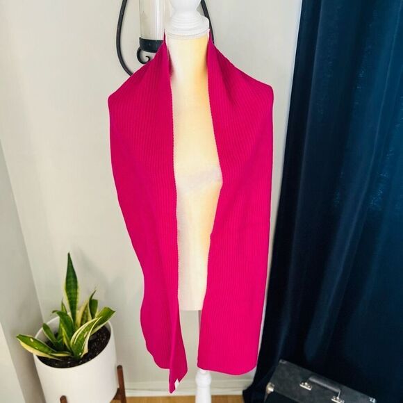 RAG & BONE Addie Cashmere Scarf Wrap, 100% Cashmere, Cozy Warm, Plum, NWT - Picture 8 of 11